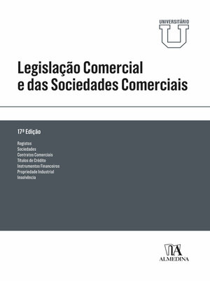 cover image of Legislação Comercial e das Sociedades Comerciais--Edição Universitária--17ª Edição